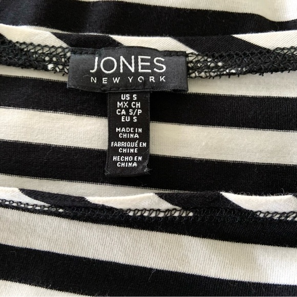 Jones New York striped boatneck top - Picture 6 of 10